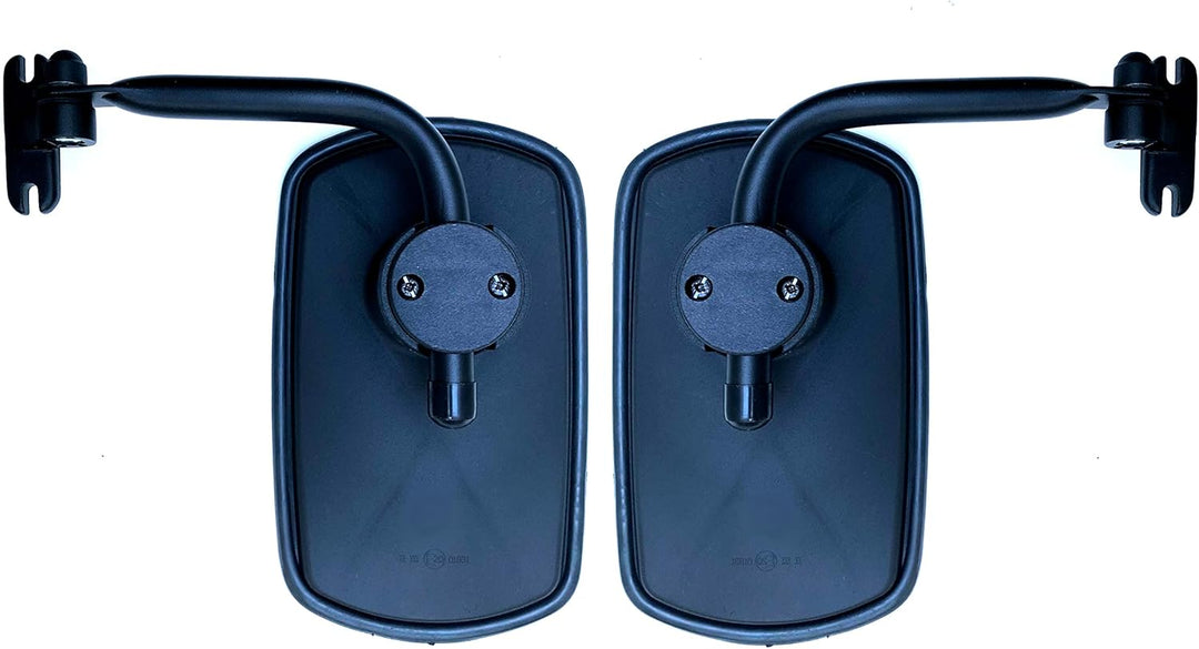 2x Aussenspiegel 260x155 mm ø14-30 mm und Spiegelhalter für Traktor Bagger Trecker