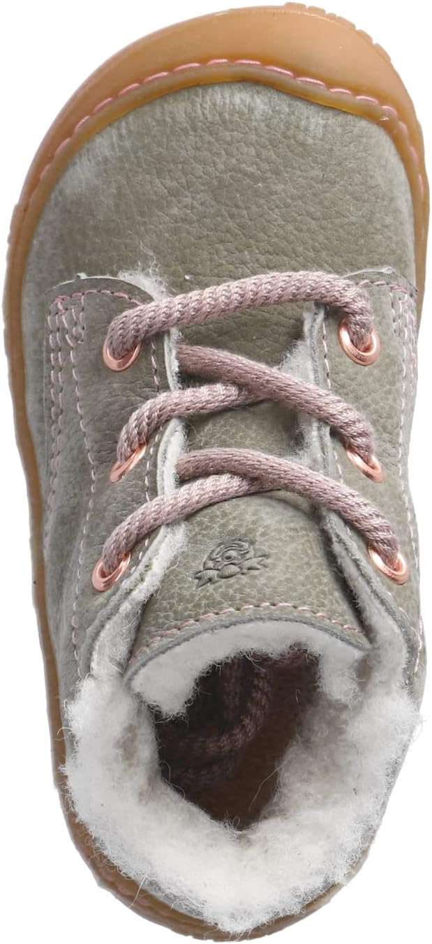 RICOSTA Mädchen und Jungen Lauflernschuhe Colin, WMS:Weit,Barfuss-Schuh 26 EU Weit Grün 520, 26 EU W