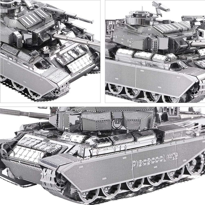 piececool 3D Puzzle Metall Tankmodell Centurion Main Battle Tank, 3D Metall Puzzle für 340 Edelstahl