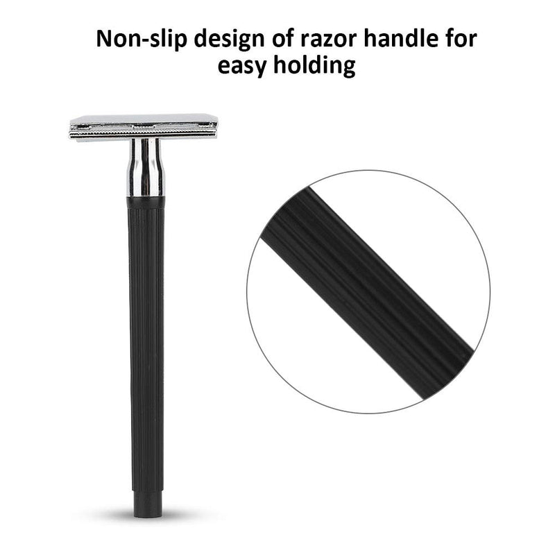 Herren Rasierset, Razor Geschenk Sets für Männer mit Heavy-Duty Stand, Seifenschale, Rasierpinsel un