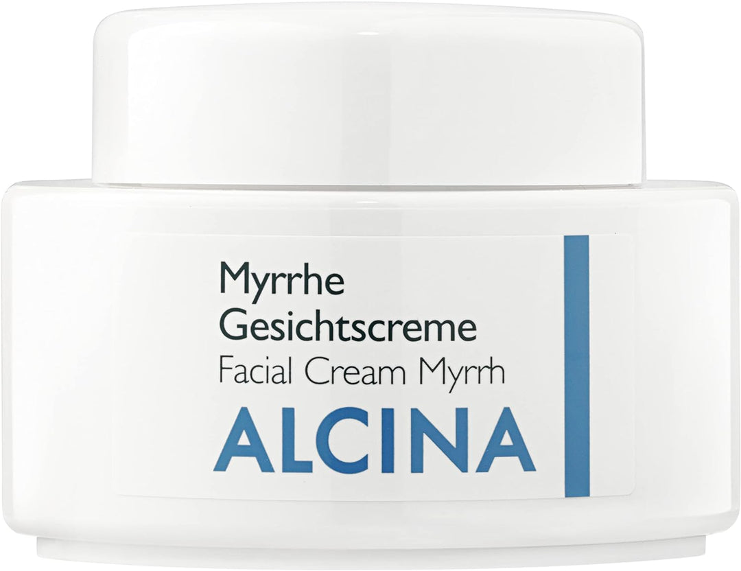 ALCINA Myrrhe Gesichtscreme - 1 x 100 ml - Trockene Haut - Versorgt besonders trockene Hautstellen -