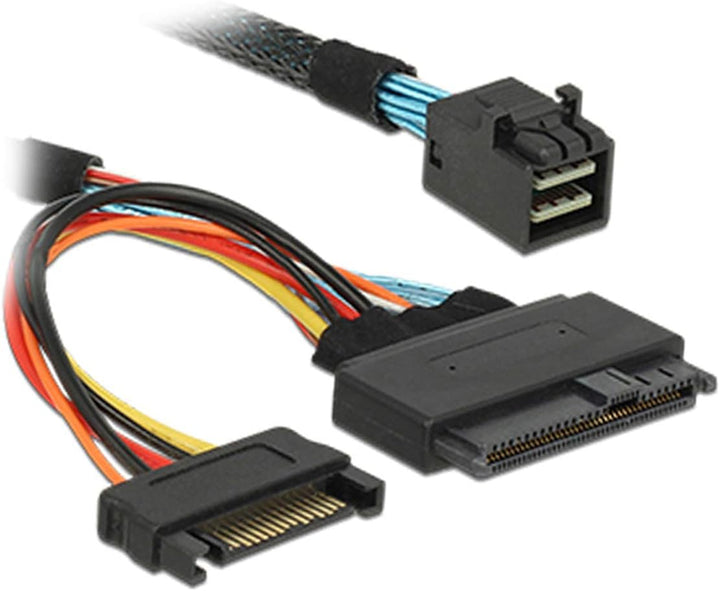 Cablecc U.2 U2 SFF-8639 NVME PCIe SSD Kabel für Mainboard Intel SSD 750 p3600 p3700 M.2 SFF-8643 Min