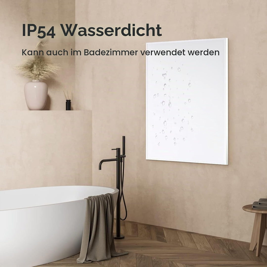 Infrarotheizung mit Thermostat 1200 Watt, Infrarotheizung Wandmontage bis 120 Grad Celsius für 12-25