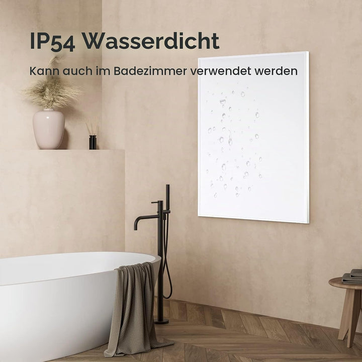 Infrarotheizung mit Thermostat 600 Watt, Infrarotheizung Wandmontage bis 120 Grad Celsius für 6-15㎡,