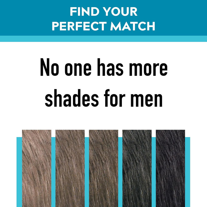 Just for men Moustache & Beard eliminiert Grau für einen dickeren und volleren Look - M55, Schwarz (