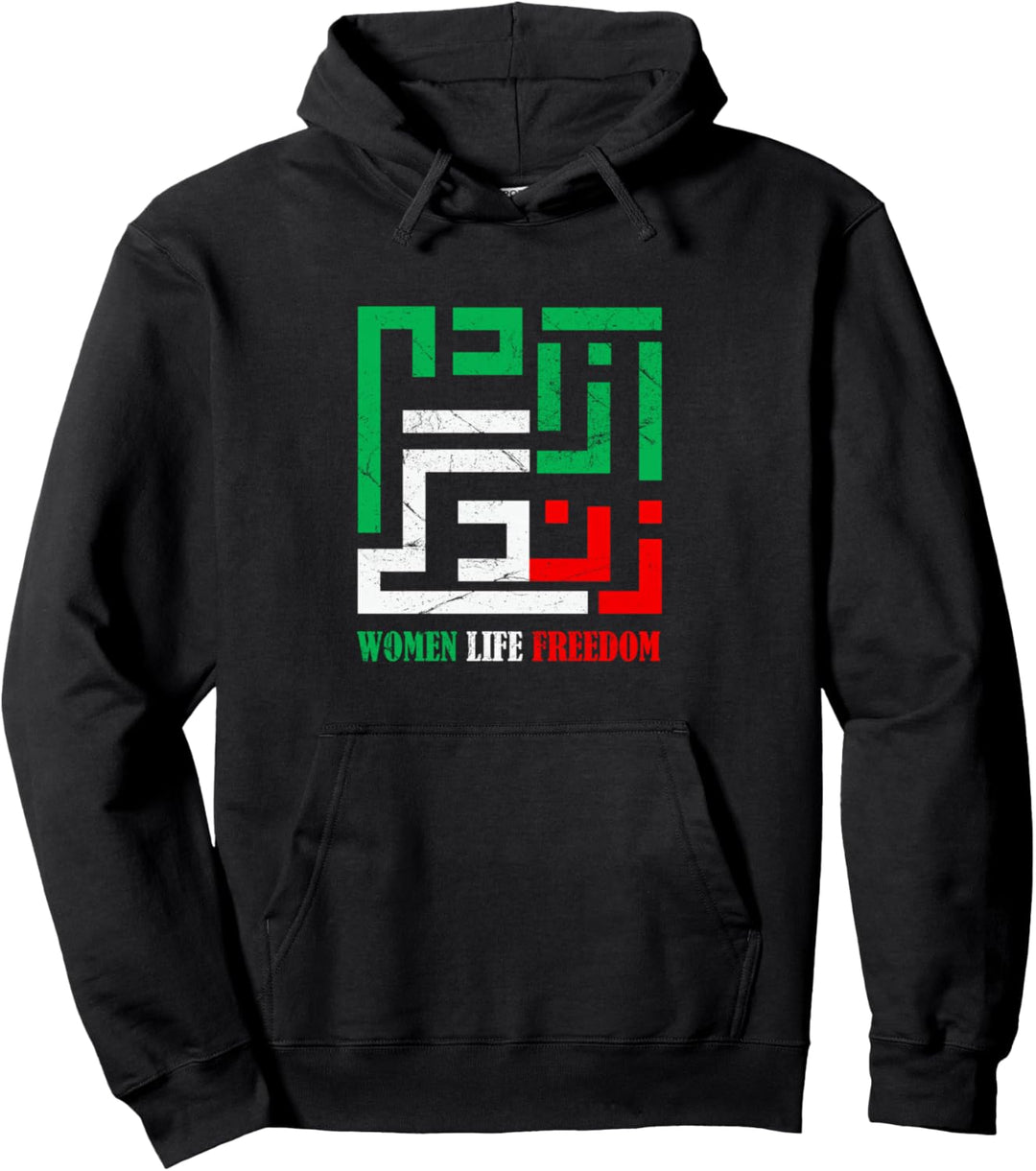 Zan Zendegi Azadi Persian Woman Life Freedom Pullover Hoodie