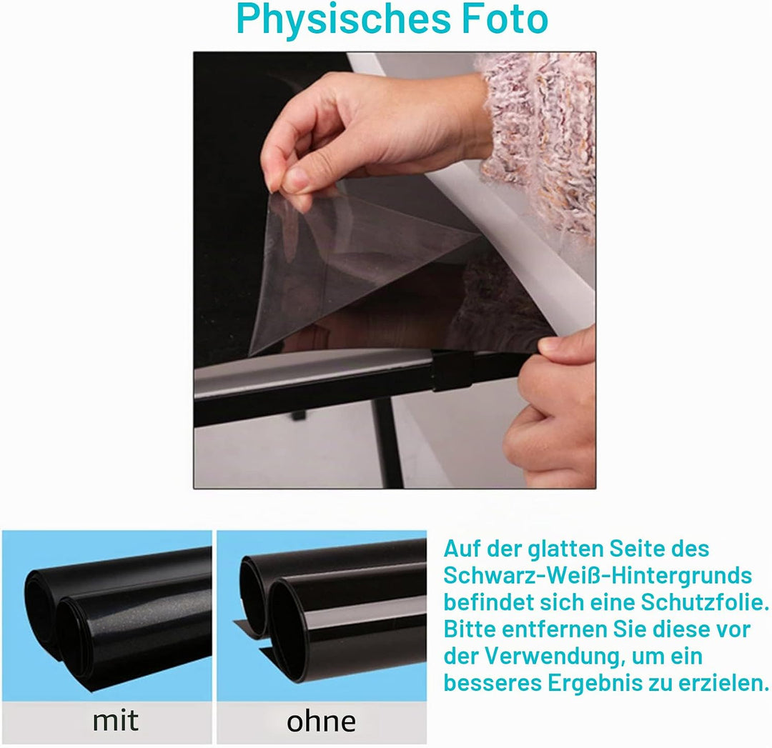 Selens PVC Hintergrund 120x200cm Wasserdicht Fotografie Hintergründe Matte Background für Fotostudio