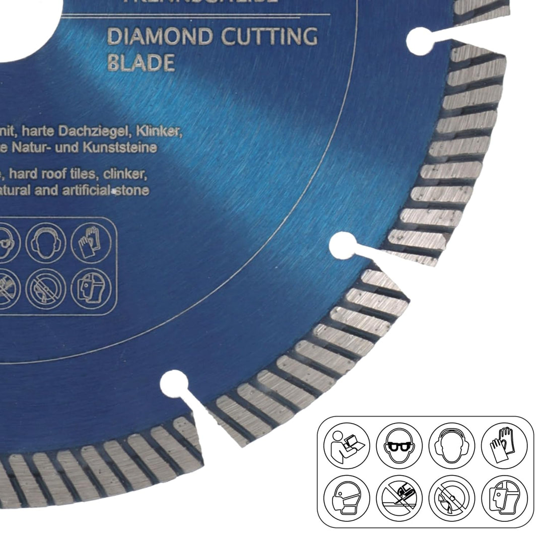 PRODIAMANT Fastcut Highspeed Diamant-Trennscheibe 180 mm x 22,23 mm für sehr harte Baustoffe wie Kal
