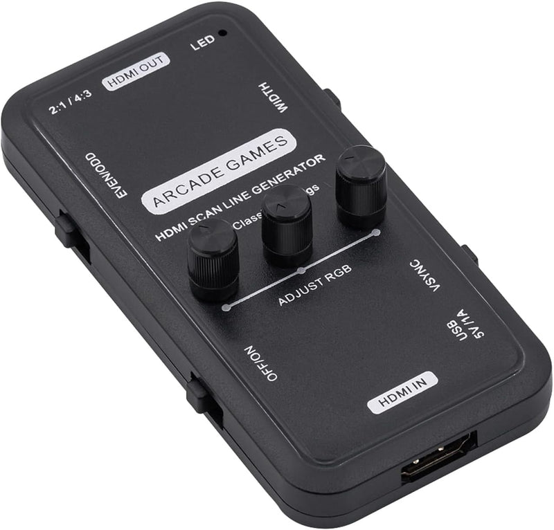 Mcbazel HDMI Scanlinien-Generator Tragbarer Audio-Video-Ausgang Scanline-Generator-Board für alle Re