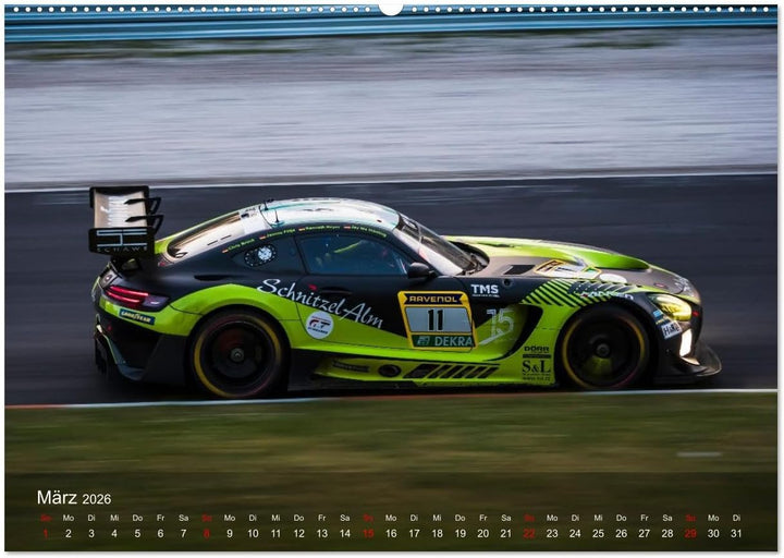 Motorsport aus Affalterbach (Wandkalender 2026 DIN A2 quer), CALVENDO Monatskalender: Ein Kalender f
