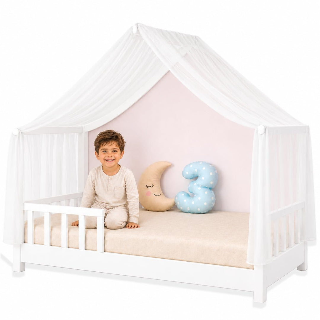 YellowNest Hausbett Himmel aus 100% Polyester – Einzelstück - Atmungsaktiv und trapazierfähig – Bett