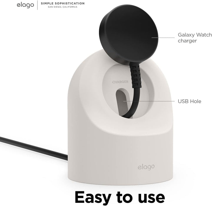 elago Ladestation für Samsung Galaxy Watch 8/8 Classic/7/Ultra/6/6 Classic/5/5 Pro [40/43/44/45/47mm