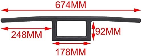 Motorrad-Lenker - 22 mm Lenker Universal für Drag Custom Bobber Chopper Cruiser Softail Dyna Sportst