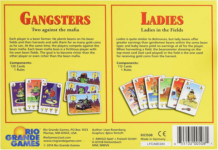 Rio Grande Games Ladies & Verbrecher Bohnanza Expansion - Karten