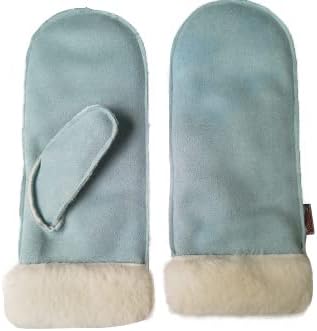 AXELENS Fäustlinge Winterhandschuhe Damen Hellblau, Hellblau
