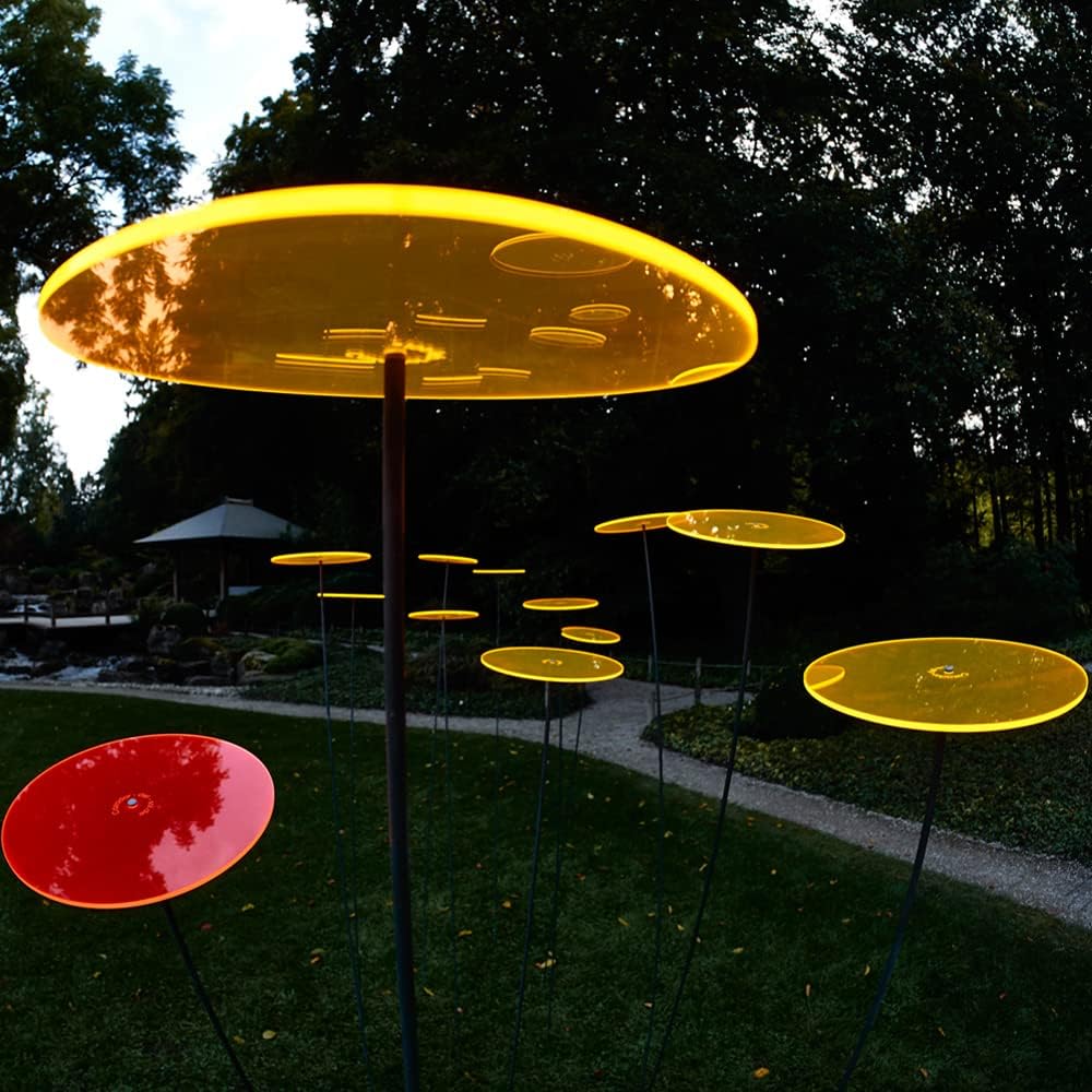 Cazador-del-sol ® - das Original | Duo - Medio | 2 Stück | Sonnenfänger gelb/rot | Durchmesser 15cm