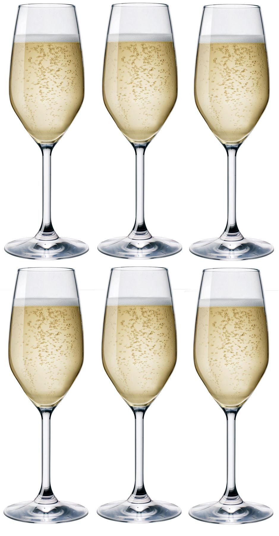 Bormioli Rocco Divino Champagne Flute - Set Of 6 - 240ml (8oz)