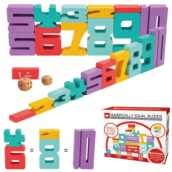 Spielzeug ab 3 4 5 6 Jahren, Montessori Spielzeug ab 3 Jahre, Kinderspielzeug ab 3 Jahre, Zahlenbaus