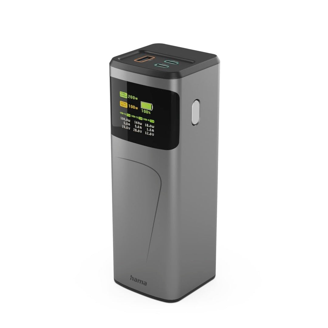 Hama Power Pack „High Power“ (externer Akku mit 200 Watt Schnellladung, Power Delivery und Quickchar