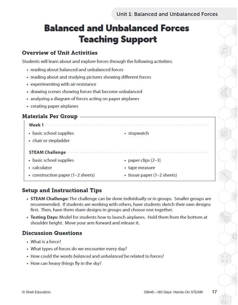180 Days: Hands-On STEAM: Grade 3 (180 Days of Practice), Paperback