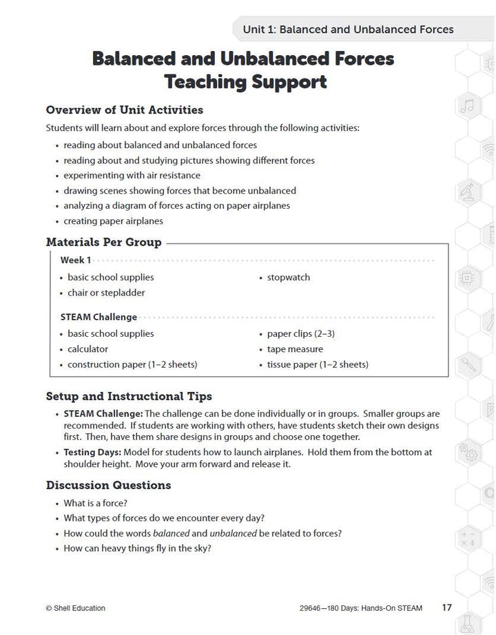180 Days: Hands-On STEAM: Grade 3 (180 Days of Practice), Paperback