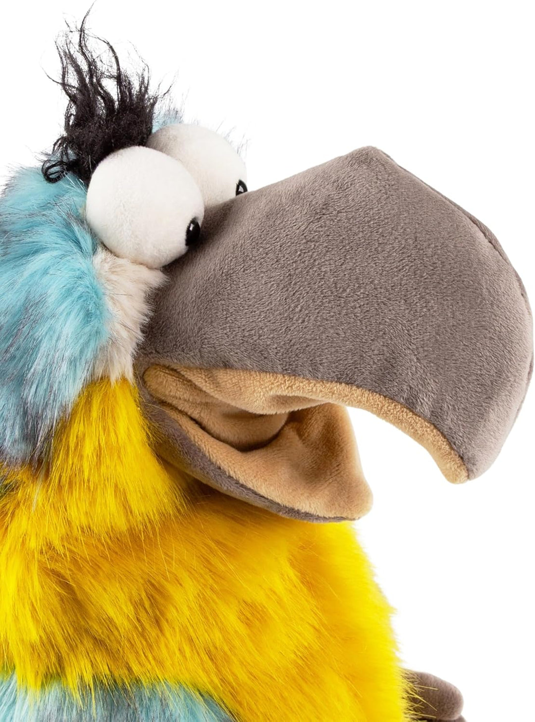 Sigikid Kuscheltier Handpuppe Papagei Cuddly Talkies Stofftier Begleiter Tröster Freund Plüschtier B