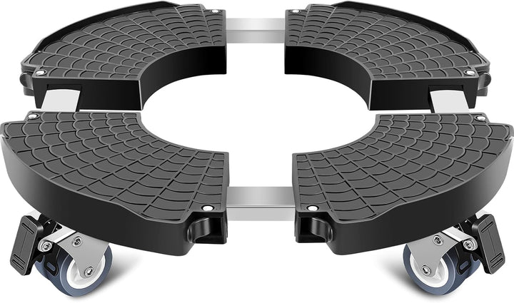 Linkax Pflanzenroller Ø 35-48cm, Rollbrett Pflanzen bis 150 KG, Untersetzer Blumentopf Gross Pflanze