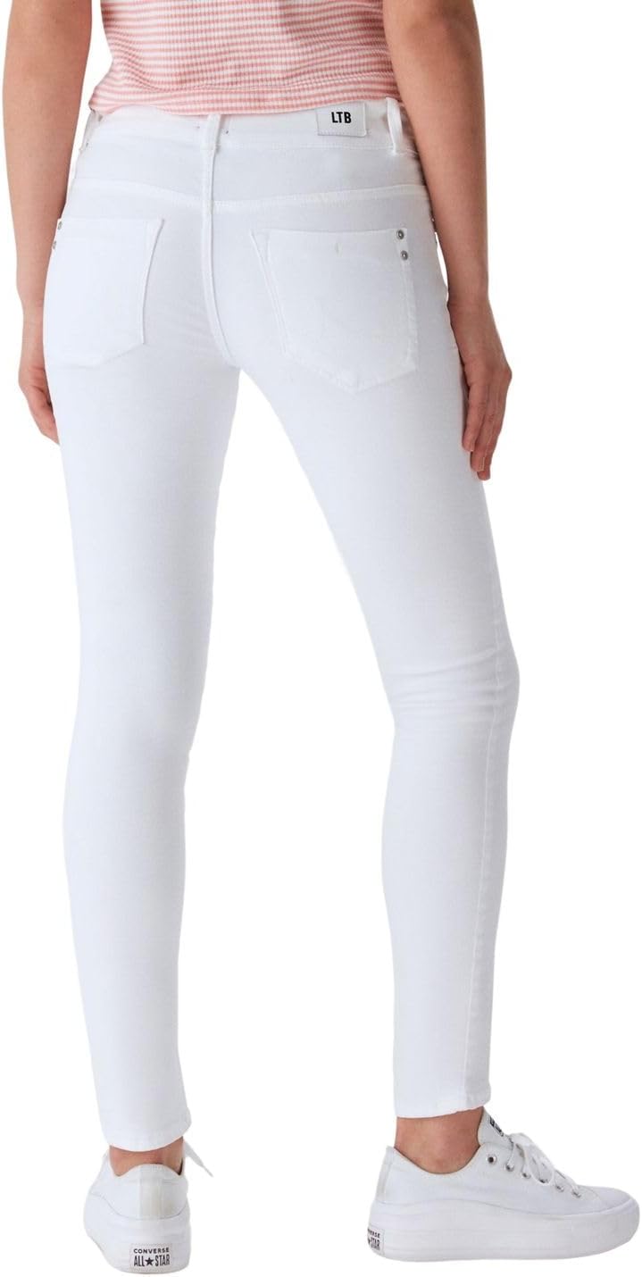 LTB Damen Jeans Molly M 24W / 30L White 100, 24W / 30L White 100