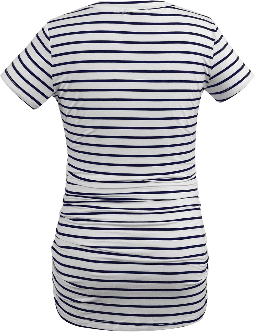 Smallshow Damen Umstandsmode Tops Seitlich Geraffte Schwangerschafts Umstandstop 3er Pack S Schwarz/