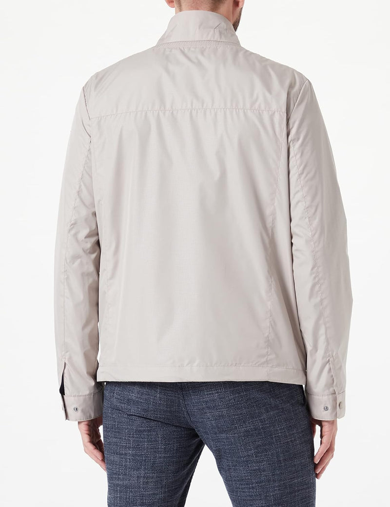 Geox Herren M Vincit Jacket 48 Humus/Check, 48 Humus/Check