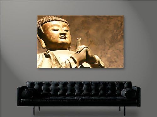 islandburner Bild Bilder auf Leinwand Buddha V1 1p XXL Poster Leinwandbild Wandbild Dekoartikel Wohn