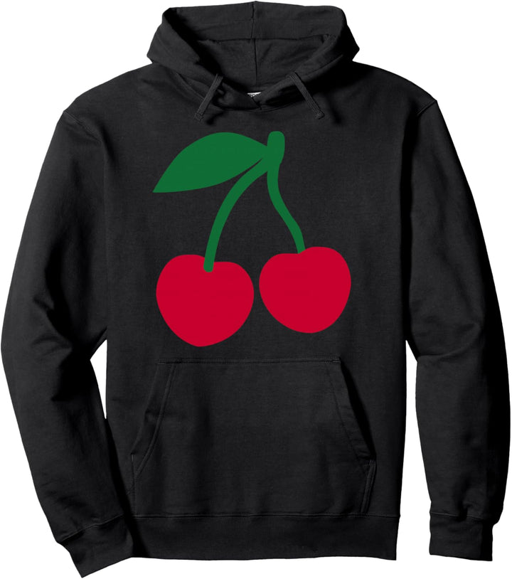 Rote Kirschen Pullover Hoodie