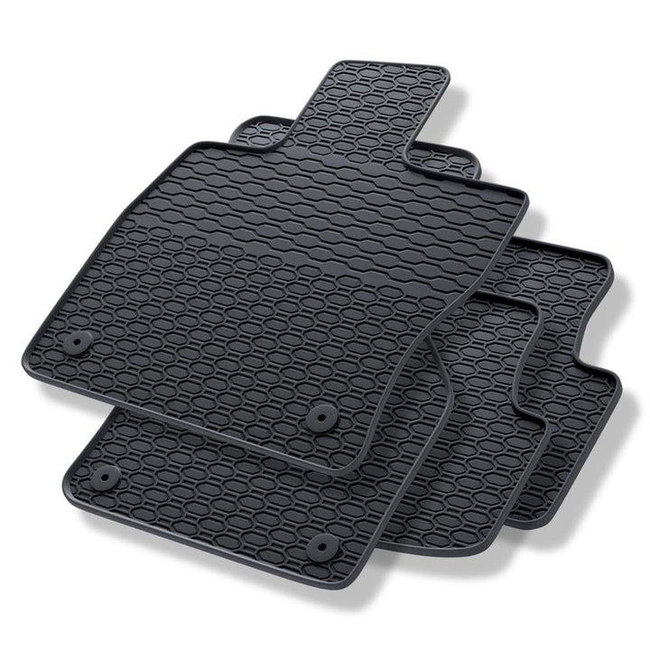 Mossa - Gummifussmatten Auto kompatibel mit Cupra Leon (2020- ) schwarz Gummimatten Gummi Fussmatten