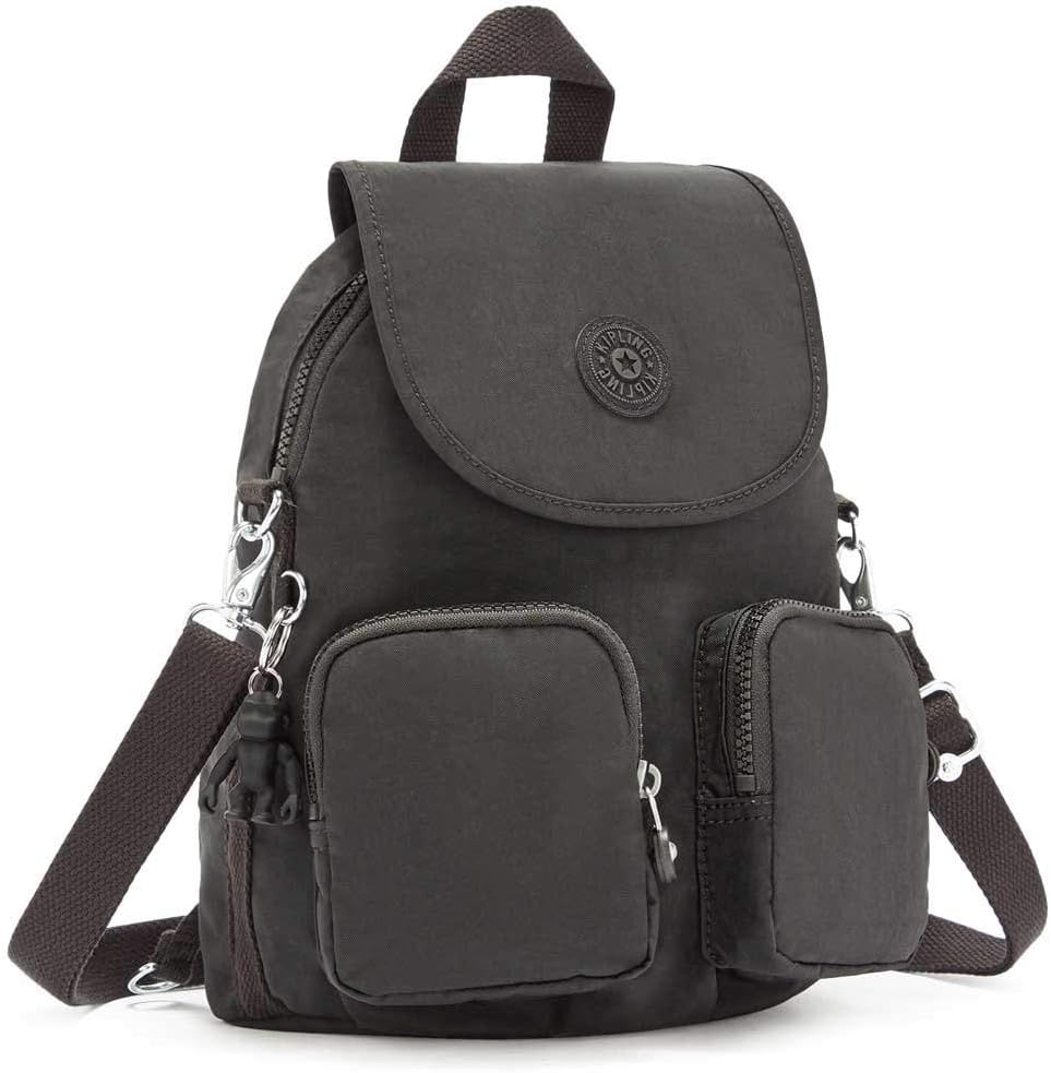 Kipling Damen Firefly Up BACKPACKS, Black Noir, 14x22x31 cm EU, Black Noir