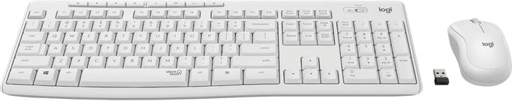 Logitech MK295 kabelloses Tastatur-Maus-Set mit SilentTouch-Technologie, Shortcut-Tasten, optischer