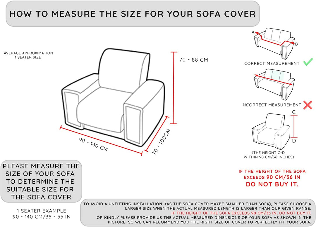 WedDecor Stretch-Sesselbezüge aus Knautschsamt, Sofabezüge, Sofaschoner für Wohnzimmer, rutschfeste,