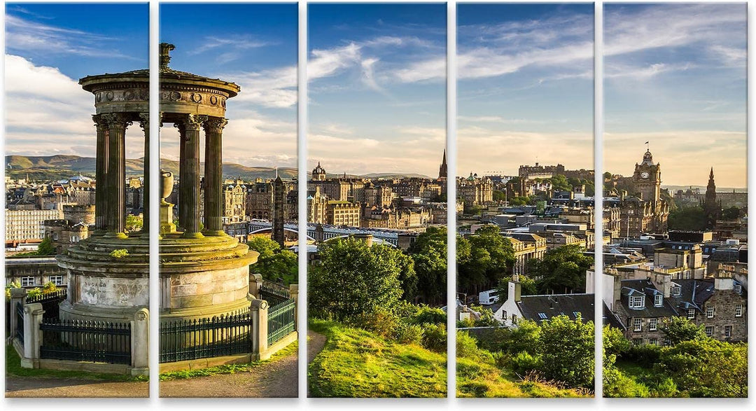 islandburner Bild auf Leinwand Schöne Aussicht Auf Die Stadt Edinburgh Bilder Wandbilder Poster Lein