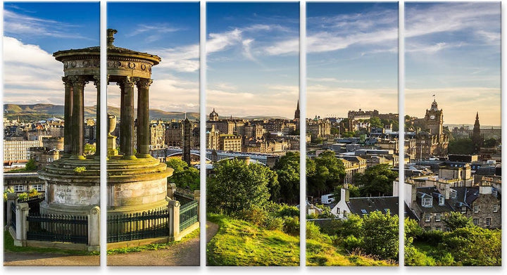 islandburner Bild auf Leinwand Schöne Aussicht Auf Die Stadt Edinburgh Bilder Wandbilder Poster Lein