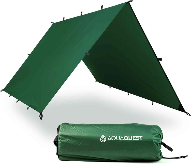 AquaQuest Safari wasserdichte Camping-Plane - Leichter Sonnenschutz oder Regenschutz - Wandern, Ruck