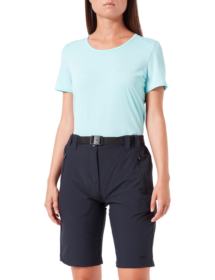 CMP Damen Pants Stretch-Bermudashorts für Damen 34 Blau, 34 Blau