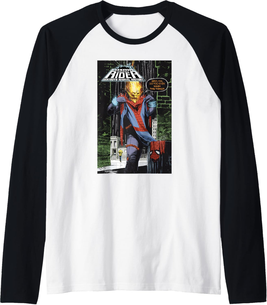 Marvel Cosmic Ghost Rider Comic Cover Raglan