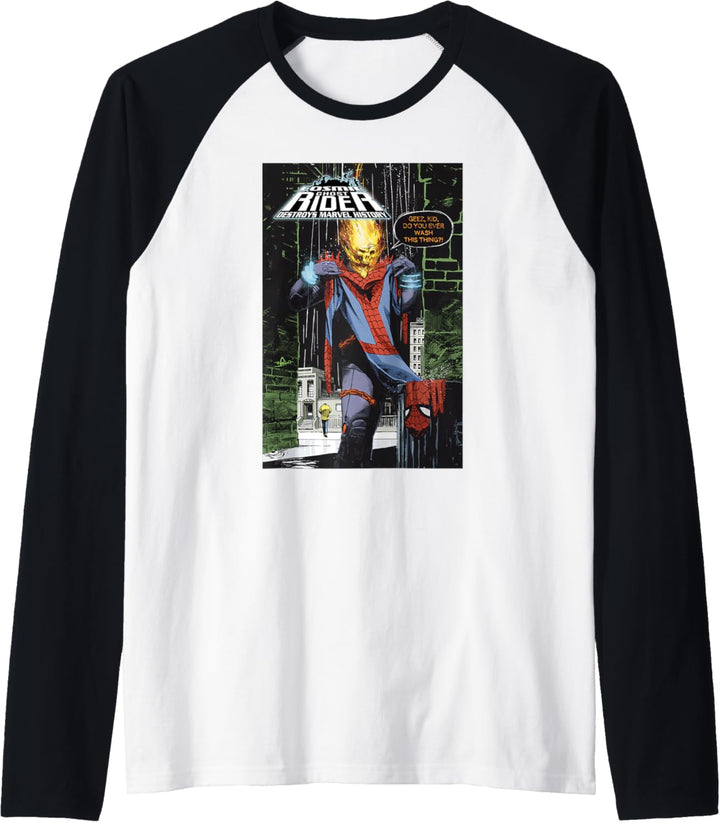 Marvel Cosmic Ghost Rider Comic Cover Raglan