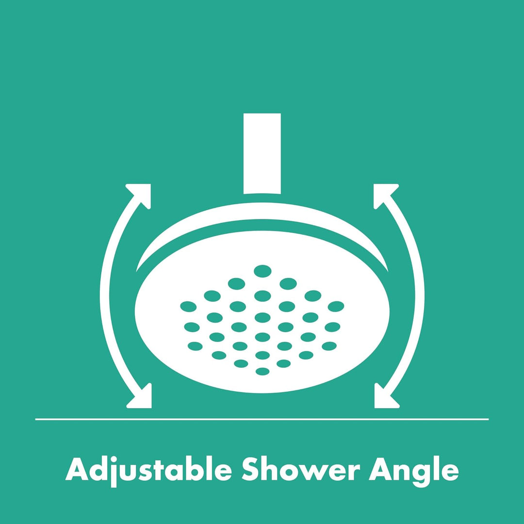 hansgrohe Croma Select 280 Air Duschsystem, 4 Strahlarten, Chrom mit Brausethermostat, mit Brausethe