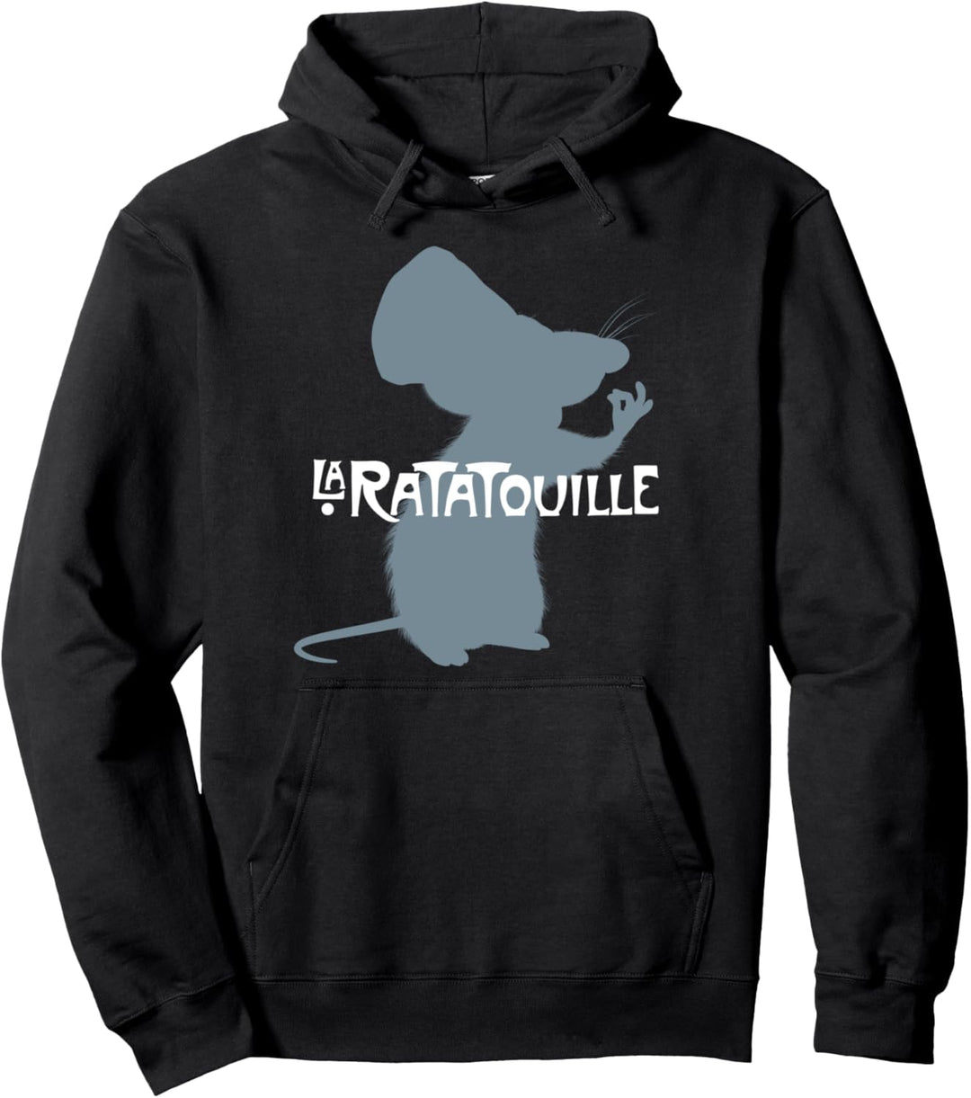 Disney Pixar Ratatouille Remy Silhouette Poster Pullover Hoodie