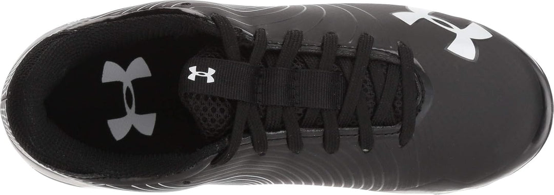 Under Armour Speed Phantom JR American Football Rasenschuhe, Jugend 5 US Schwarz Weiss, 5 US Schwarz