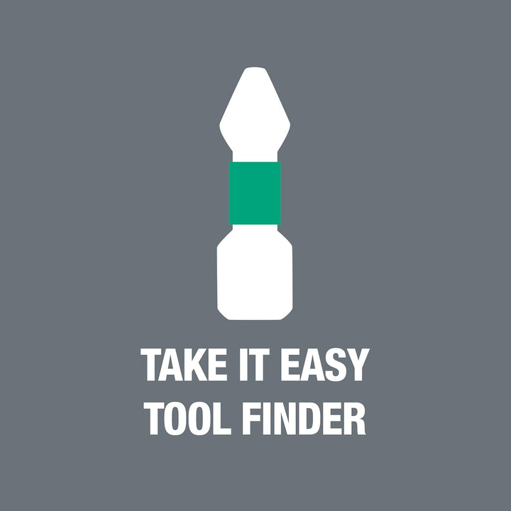 Wera Bit-Sortiment, Bit-Check 10 PZ BiTorsion 1, 10-teilig, 05056368001, Bit-Check 10