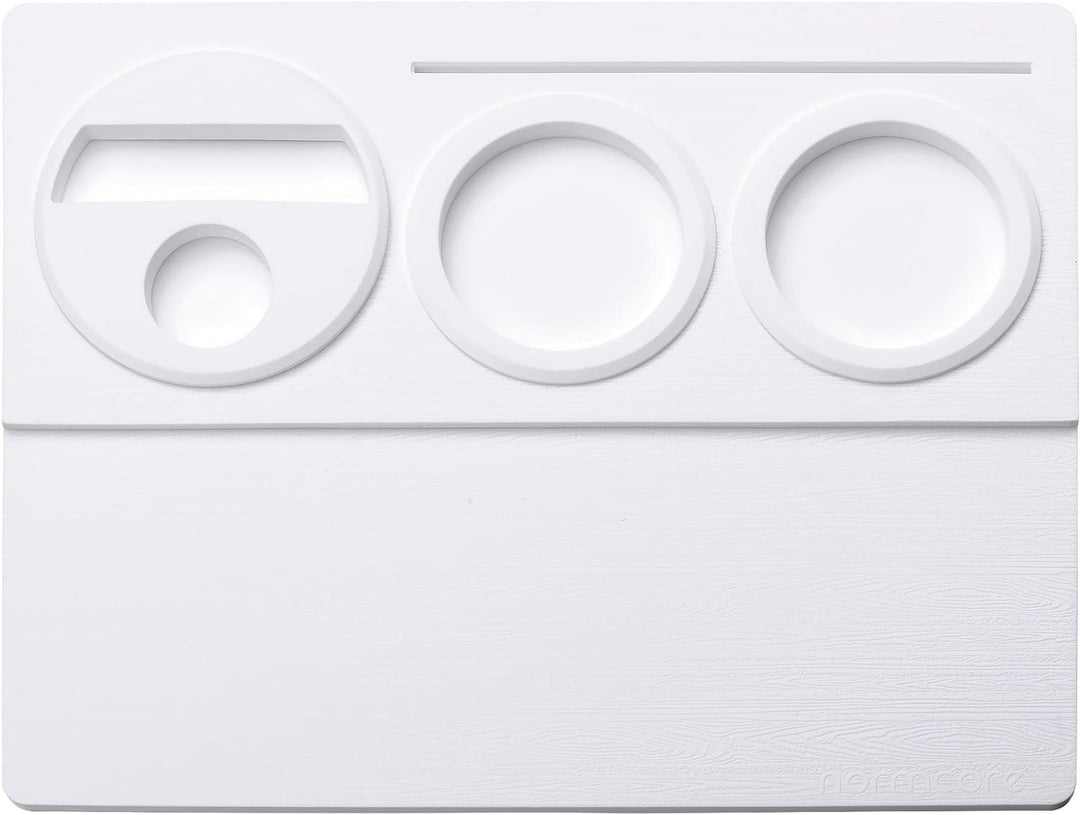 Normcore Tampermatte aus Silikon V2 - Weiss Tamping Matte aus Premium Silikon - Tamperstation - Anti