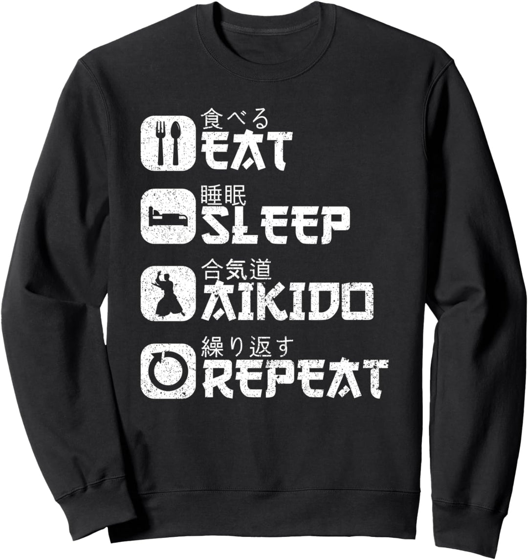 Aikido Aikidoka Japanische Kampfsportarten Sweatshirt
