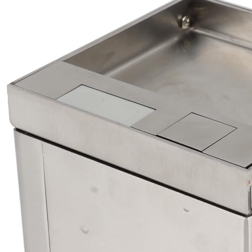 Eingebettete Steckdosenboxen AC250V Verdeckte Steckdose Edelstahl PC Flammhemmende Versenkte Versenk