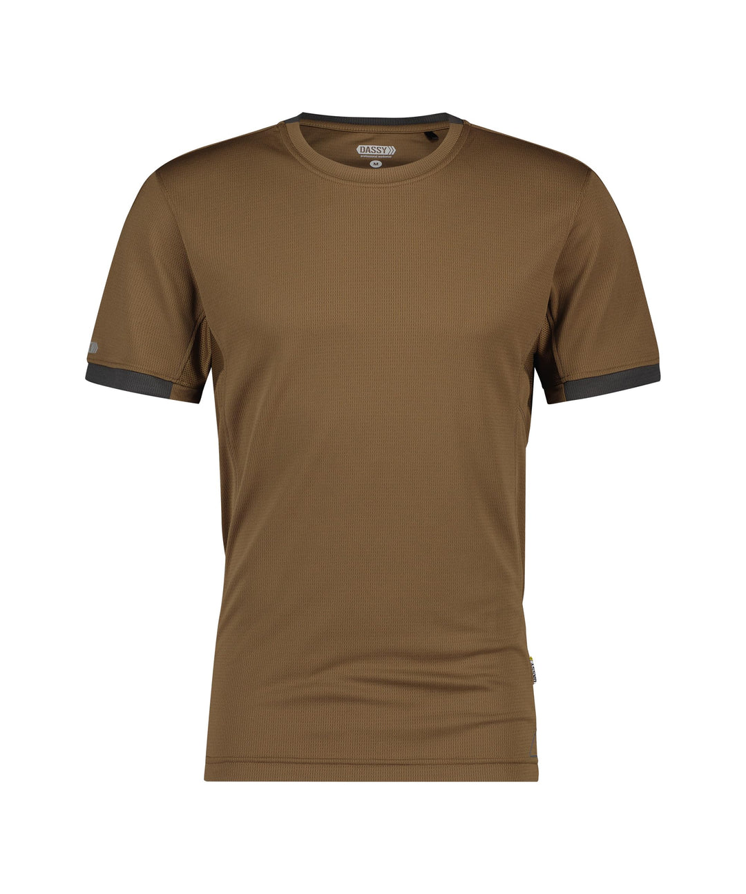 DASSY® Nexus T-shirt DASSY D-FLEX PES 04 LEHMBRAUN/ANTHRAZITGRAU L